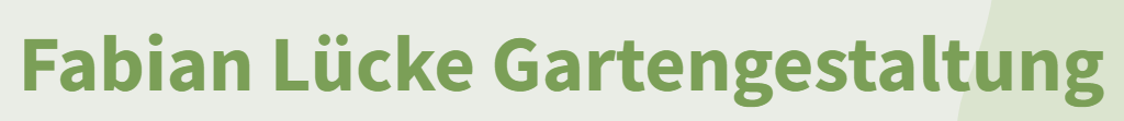 Fabian Lücke Gartengestaltung